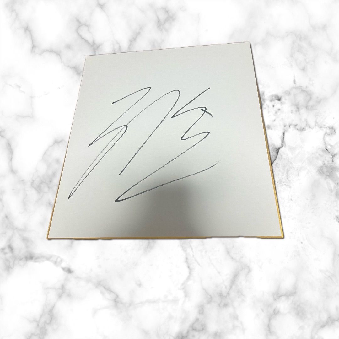 鬼越トマホーク サイン色紙 名古屋限定 一点物 鬼越トマホーク サイン色紙 名古屋限定 一点物