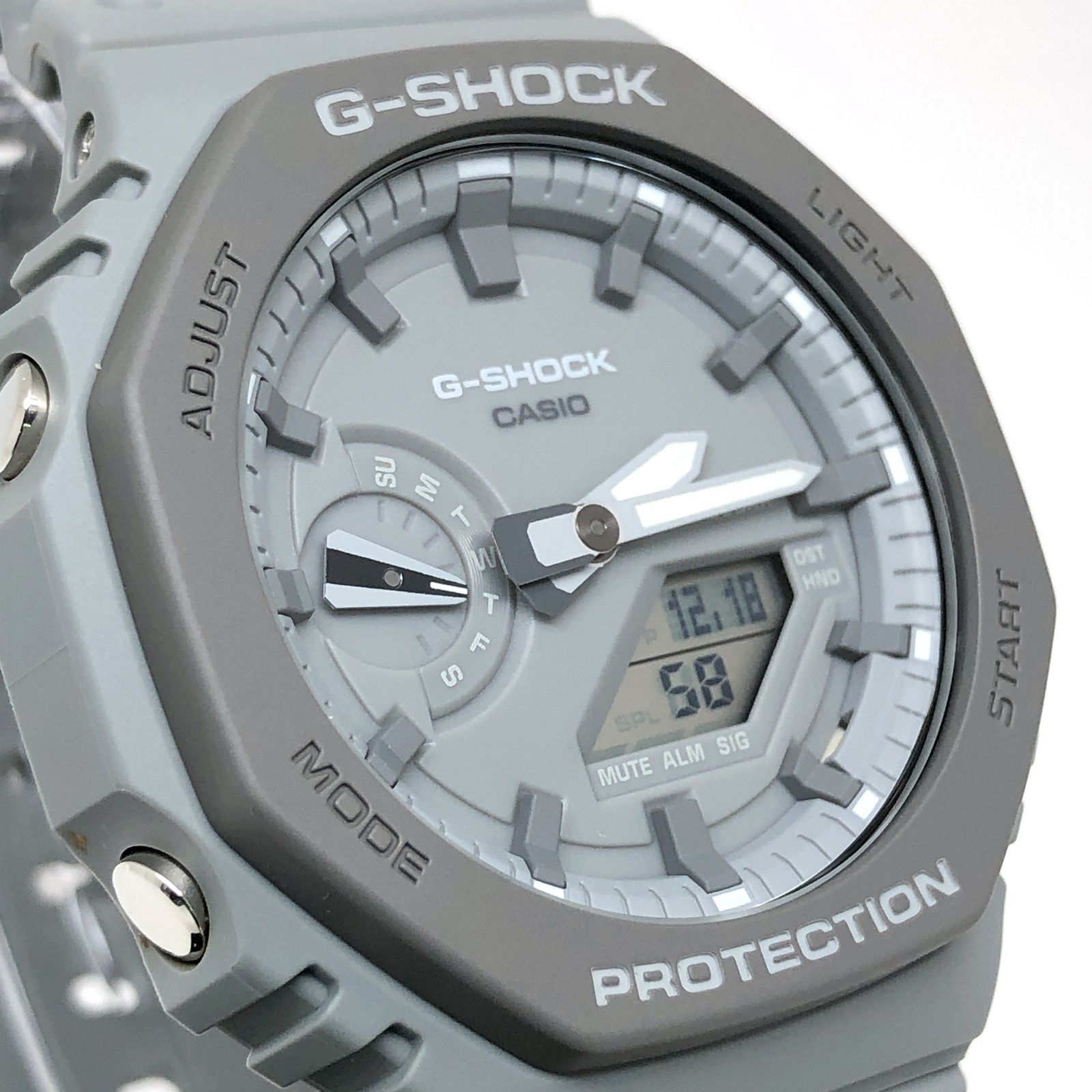  G SHOCK ジーショック GA 2110 ET 8 A アース トーン オクタゴン カシオーク ダブルLEDライト グレー 2020年 発売 腕時計(クォーツ) 腕時計(アナログ)