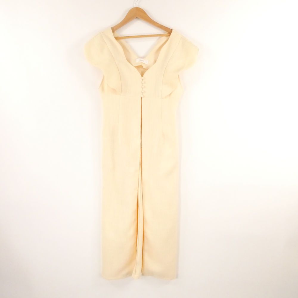 euw イユー e 2405-42 ニュアンス ジレ ワンピース 1 ポリエステル他 ノースリーブ ロング トップス レディース