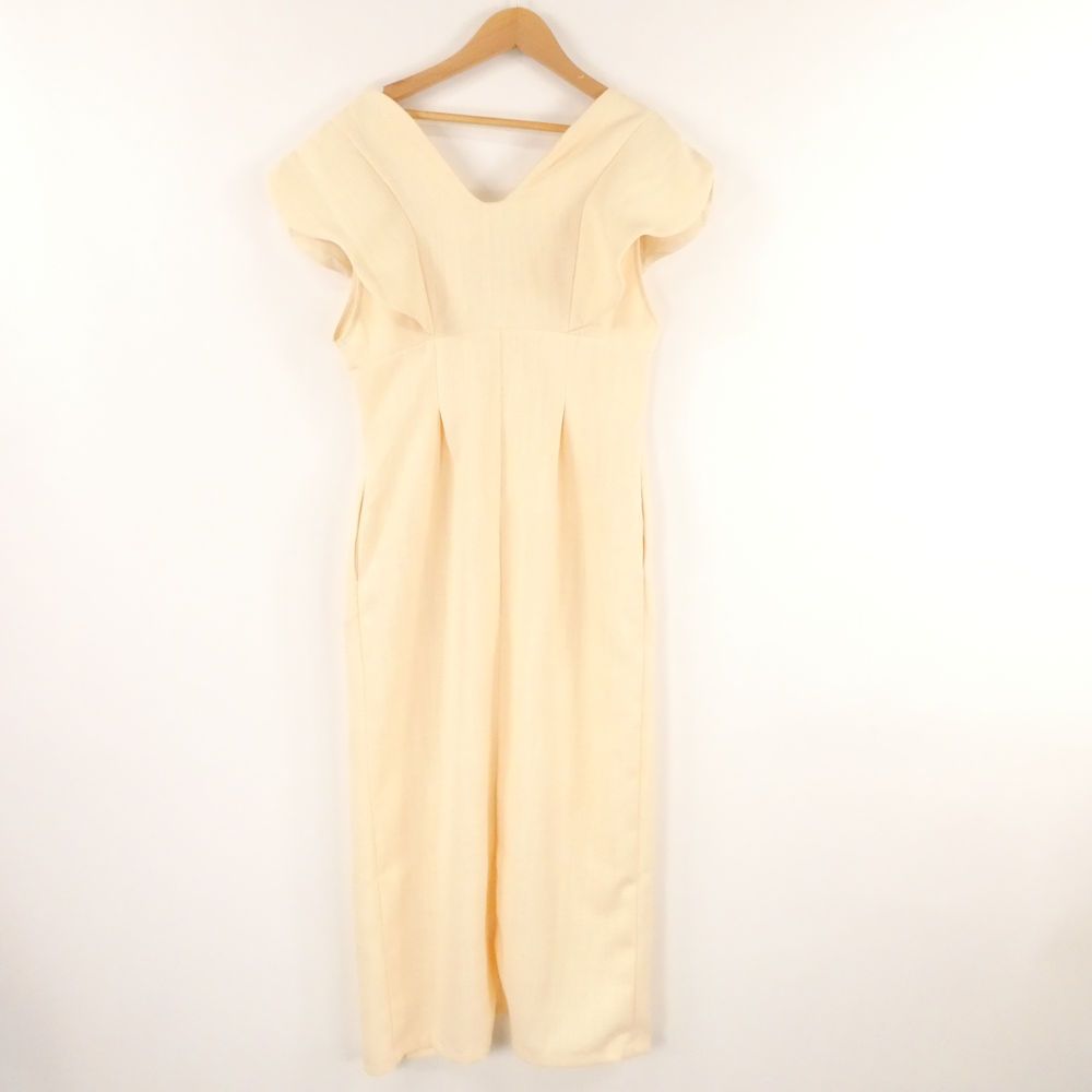 euw イユー e 2405-42 ニュアンス ジレ ワンピース 1 ポリエステル他 ノースリーブ ロング トップス レディース