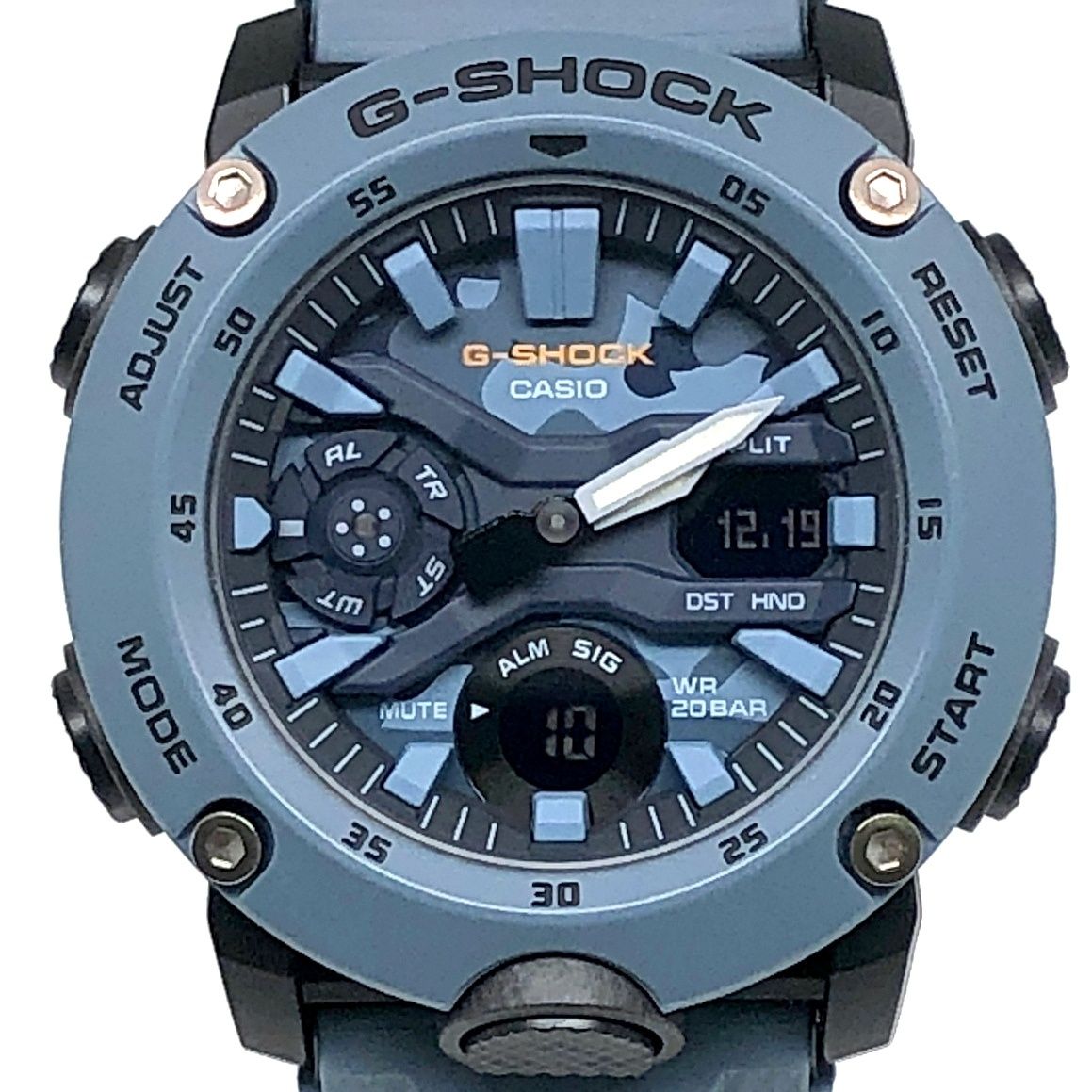 G SHOCK ジーショック GA 2000 SU 2 A Utility Color ユーティリティ ブルーグレー カモフラ アナデジ 2020年 発売