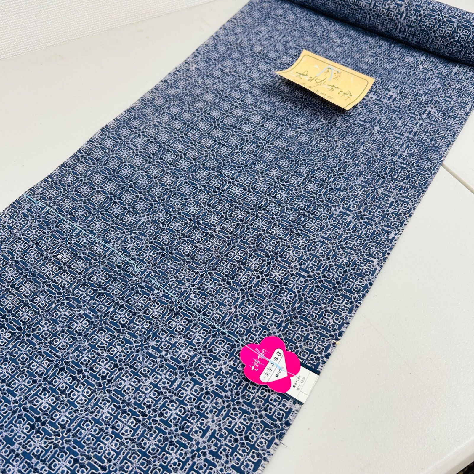 綿浴衣 反物 3本 反物まとめ売り リメイク材料 m-706 - メルカリ