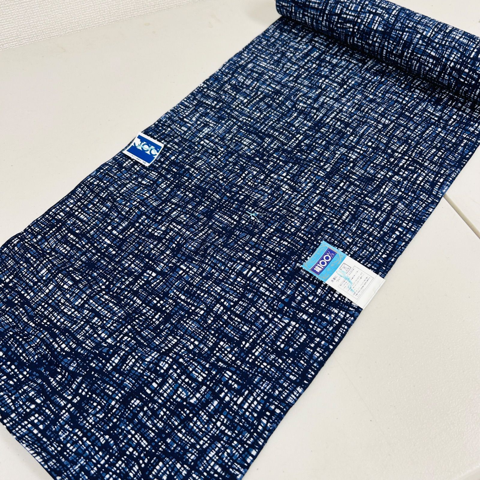 綿浴衣 反物 3本 反物まとめ売り リメイク材料 m-706 - メルカリ