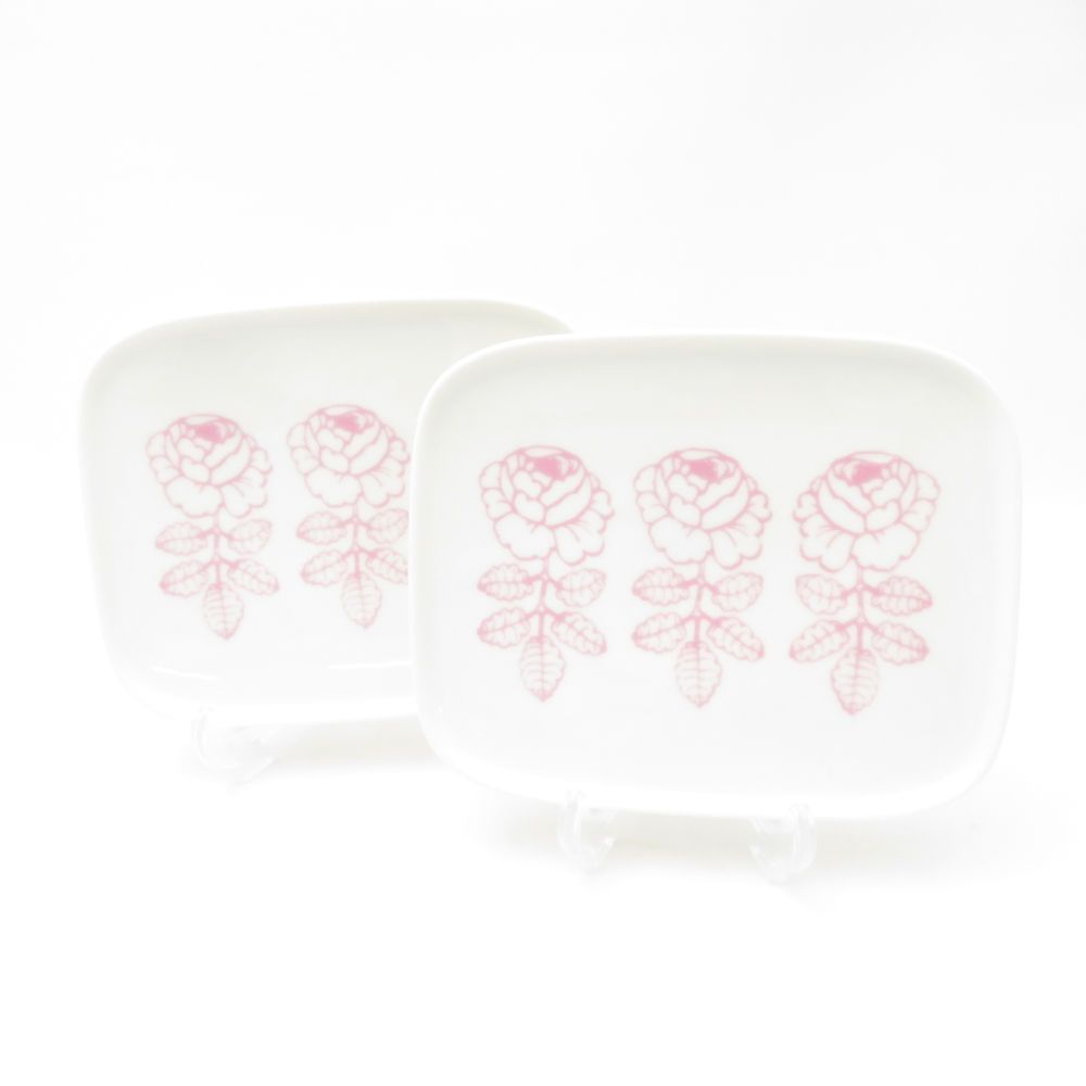 marimekko マリメッコ ヴィヒキルース スクエアプレート ペア 15 cm 日本 色 トレイ 角皿 北欧