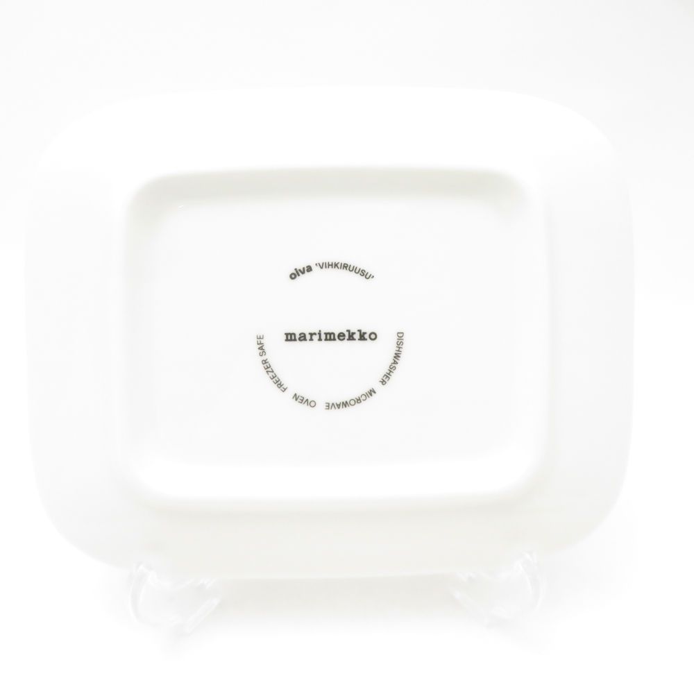 美品 marimekko マリメッコ VIHKIRUUSU ヴィヒキルース スクエア