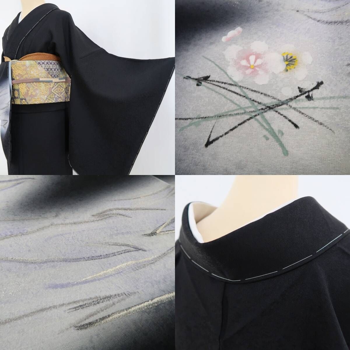  ❁tomihisa❁ ほていや謹製 松竹梅 着物 吉祥景色に想いをしたため新しき春を迎える 正絹 トールサイズ 仕付け糸付 訪問着 4779 訪問着 付け下げ 着物