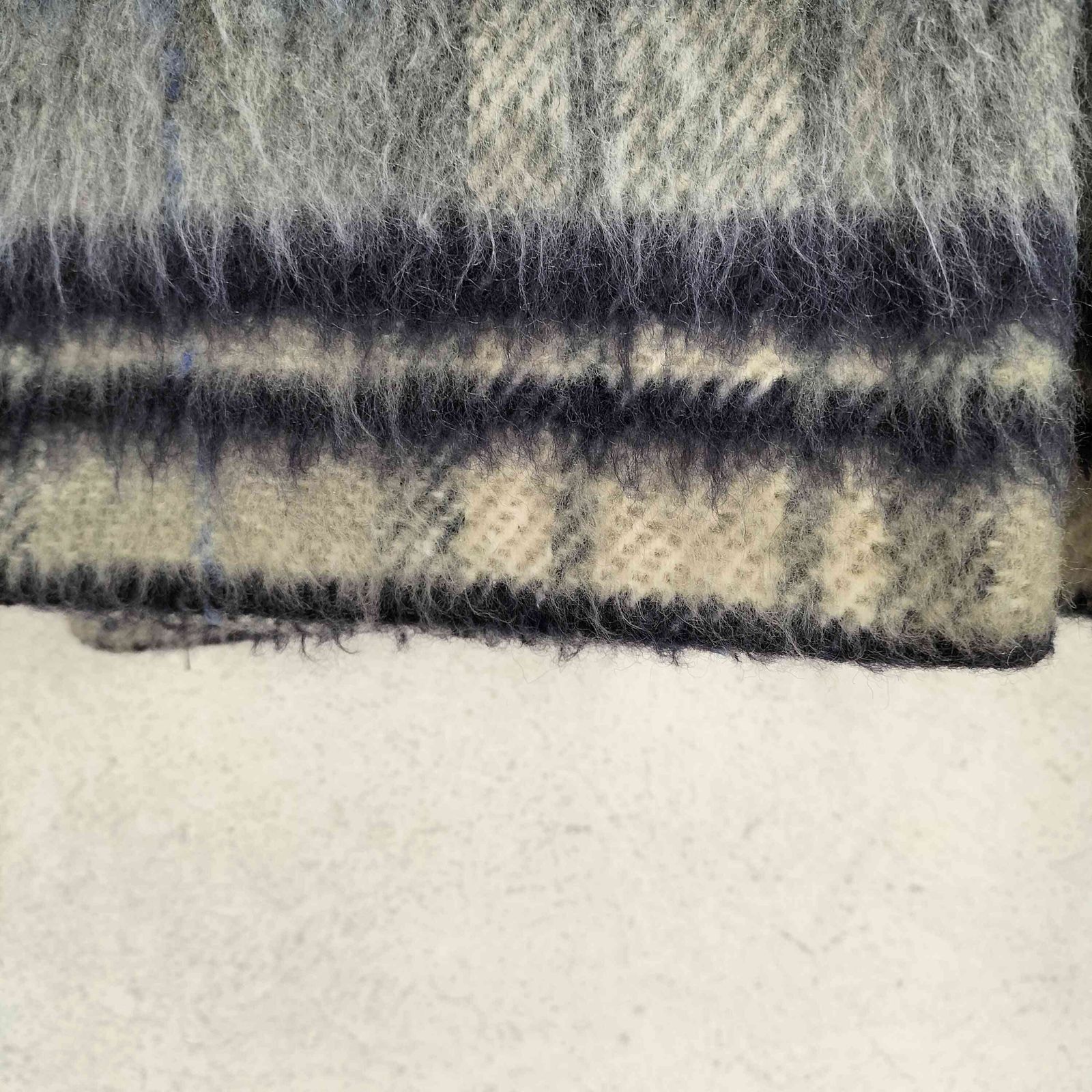 美品 ダーリッチ Darich オールドチェックミドルコート モカ ダーリッチ Darich オールドチェックミドルコート （モカ