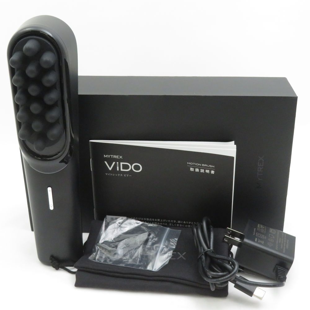 MYTREX マイトレックス MT-VD 22 B VIDO ビドー モーションブラシ 電動頭皮ブラシ ヘッドスパ BN 4329