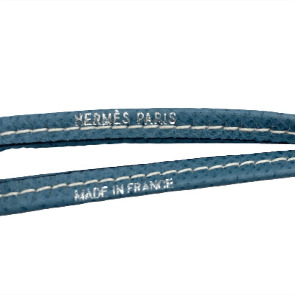 エルメス HERMES シフレ ドッグホイッスル ネックレス レザー メタル
