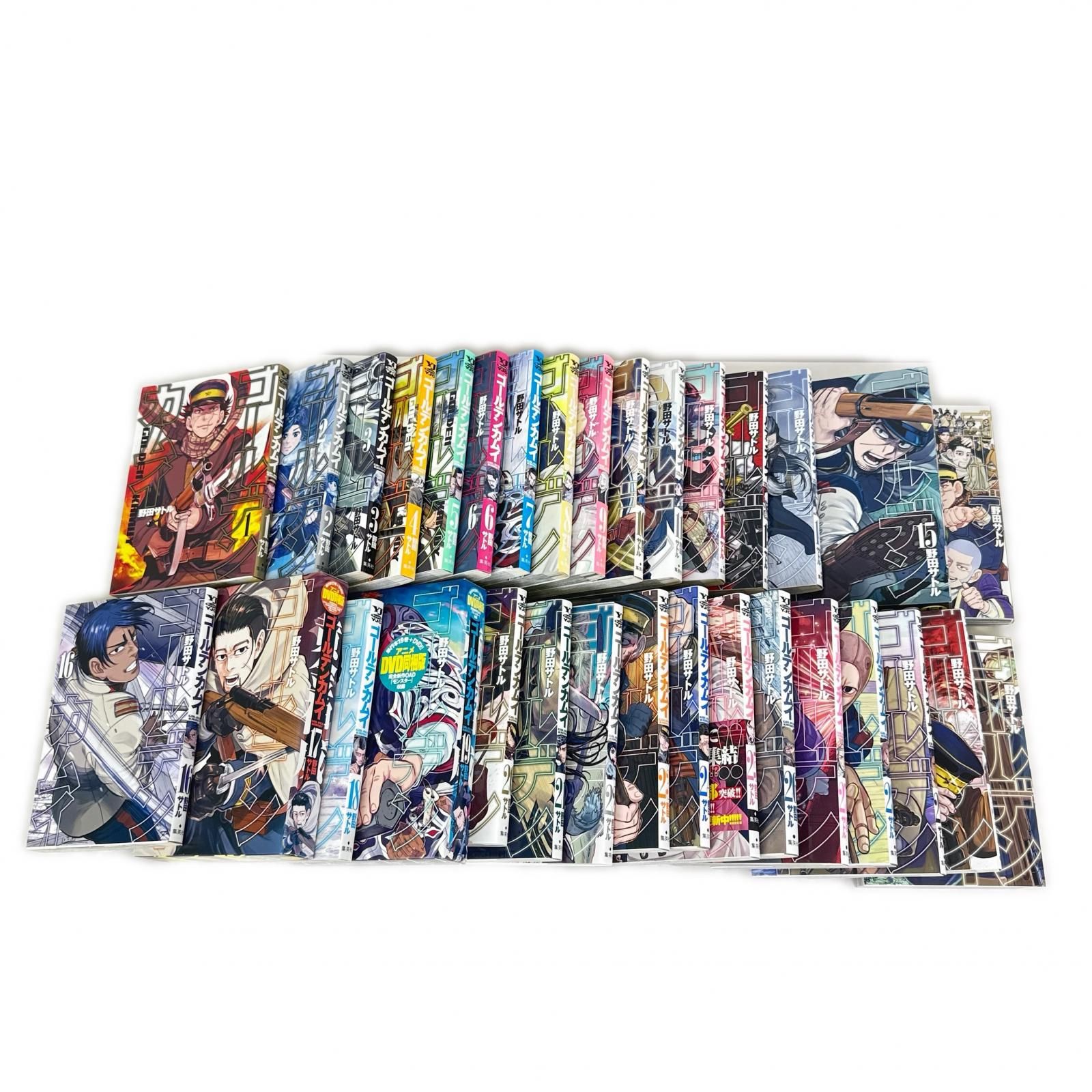 正常可動 漫画 ゴールデンカムイ 全巻 全31巻 28巻 DVD同梱版3巻 ファンブック1巻 野田サトル ヤングジャンプコミックス