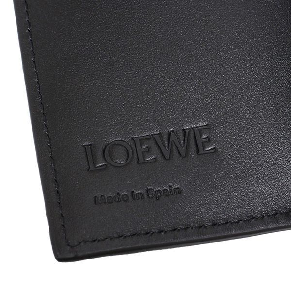 新品未使用品　箱・タグ付き　LOEWE ロエベ　三つ折り財布　アナグラム　黒 26SS モデル ロエベ LOEWE ANAGRAM TRIFOLD アナグラム トライ