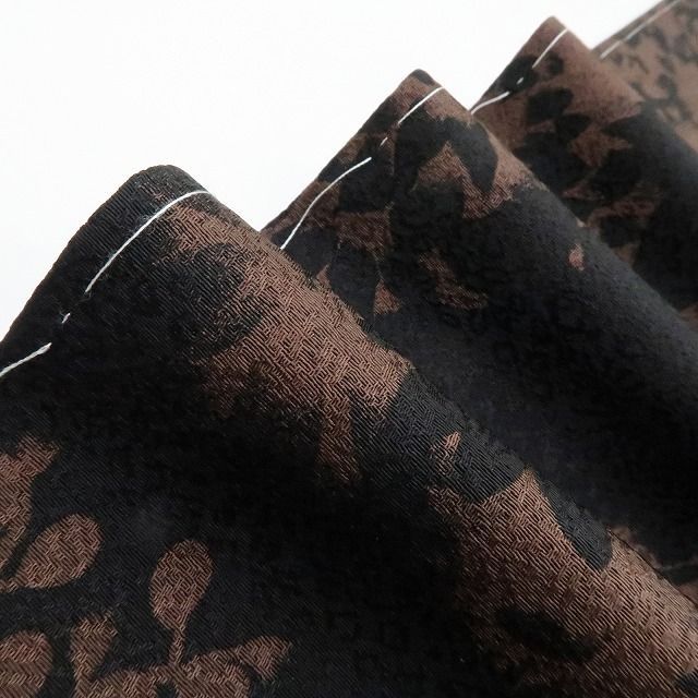 ❁tomihisa❁ 京友禅 未来才色 落款 薔薇 着物 正絹 仕付け糸付 深く静かに鼓動を響かせる 色の時間”小紋 4735