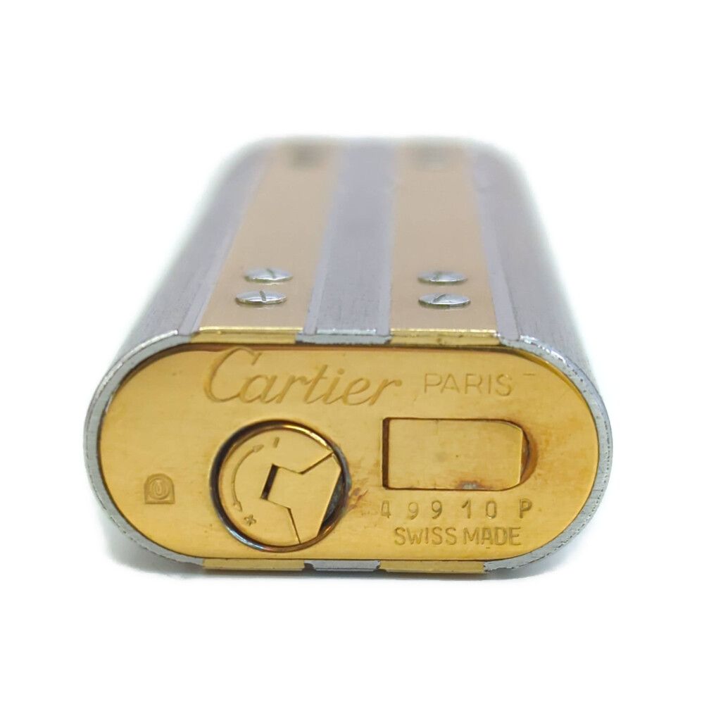 Cartier カルティエ コンビカラー ライター喫煙具/シルバー×ゴールド
