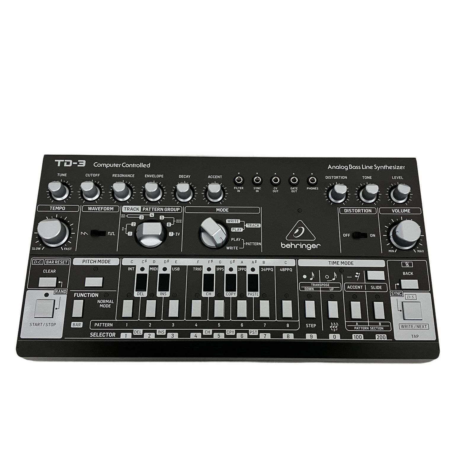 behringer TD-3-BK アナログベースライン シンセサイザー ベリンガー ブラック TB-303スタイル