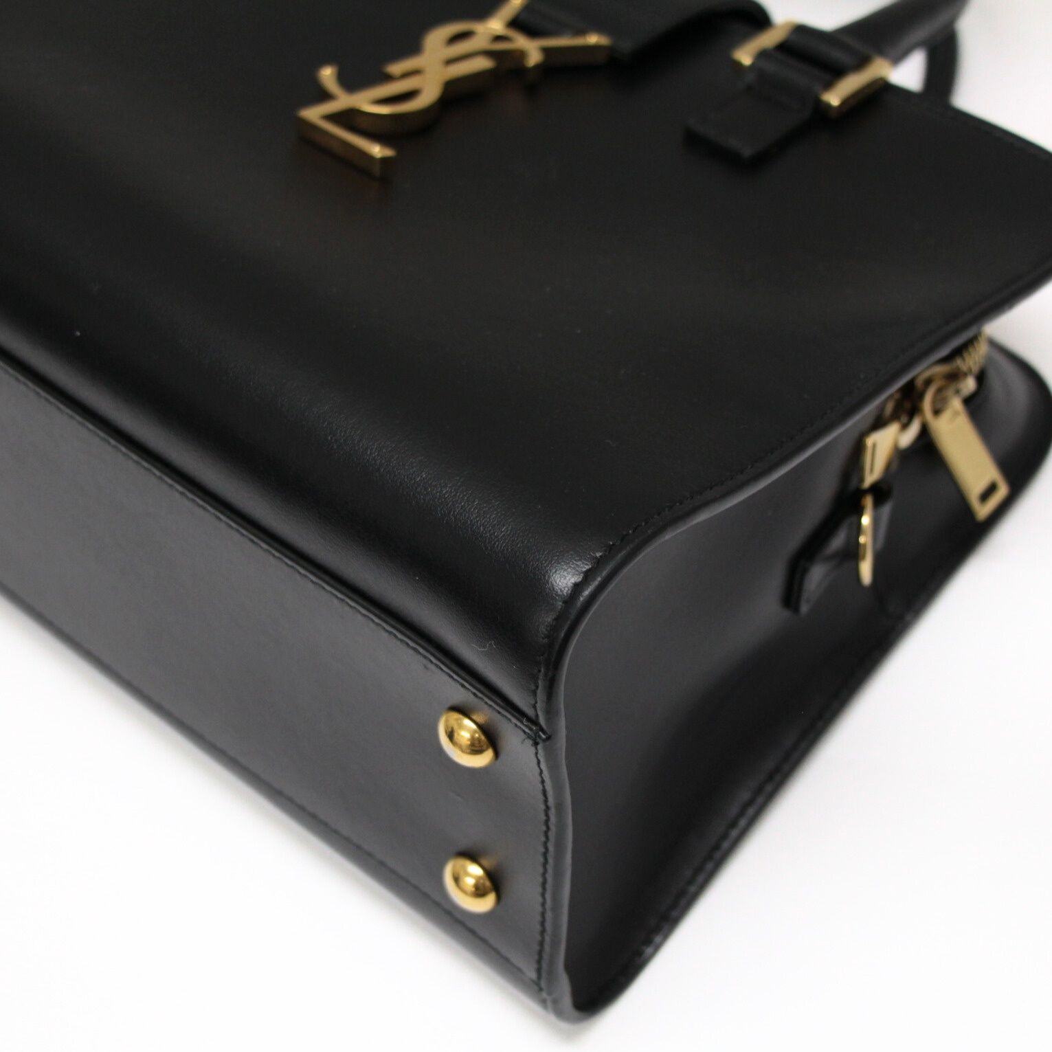 美品 イヴサンローラン YVES SAINT LAURENT ベイビーカバス 2WAYバック