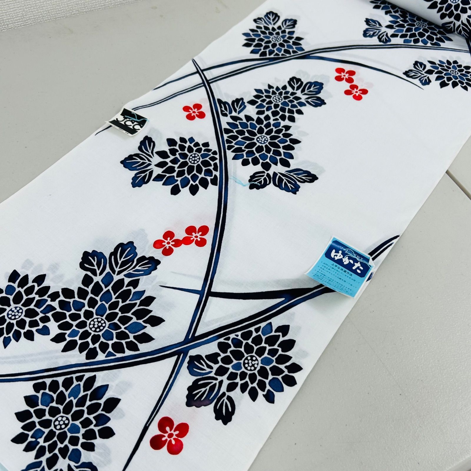 綿浴衣 反物 3本 反物まとめ売り リメイク材料 m-707 - メルカリ