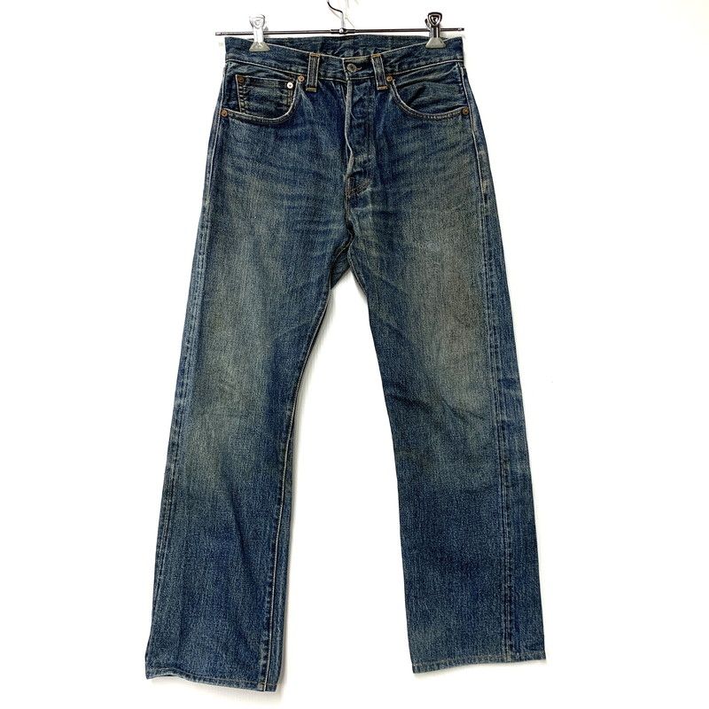 品 Levi s リーバイス 47501-0191刻印555 01年製 赤耳 BUTTON FLYボタンフライ 片面BIG-E 00 501 DENIM PANTS デニムパンツ ズボン ボトムス 157-251219-ya-06-izu