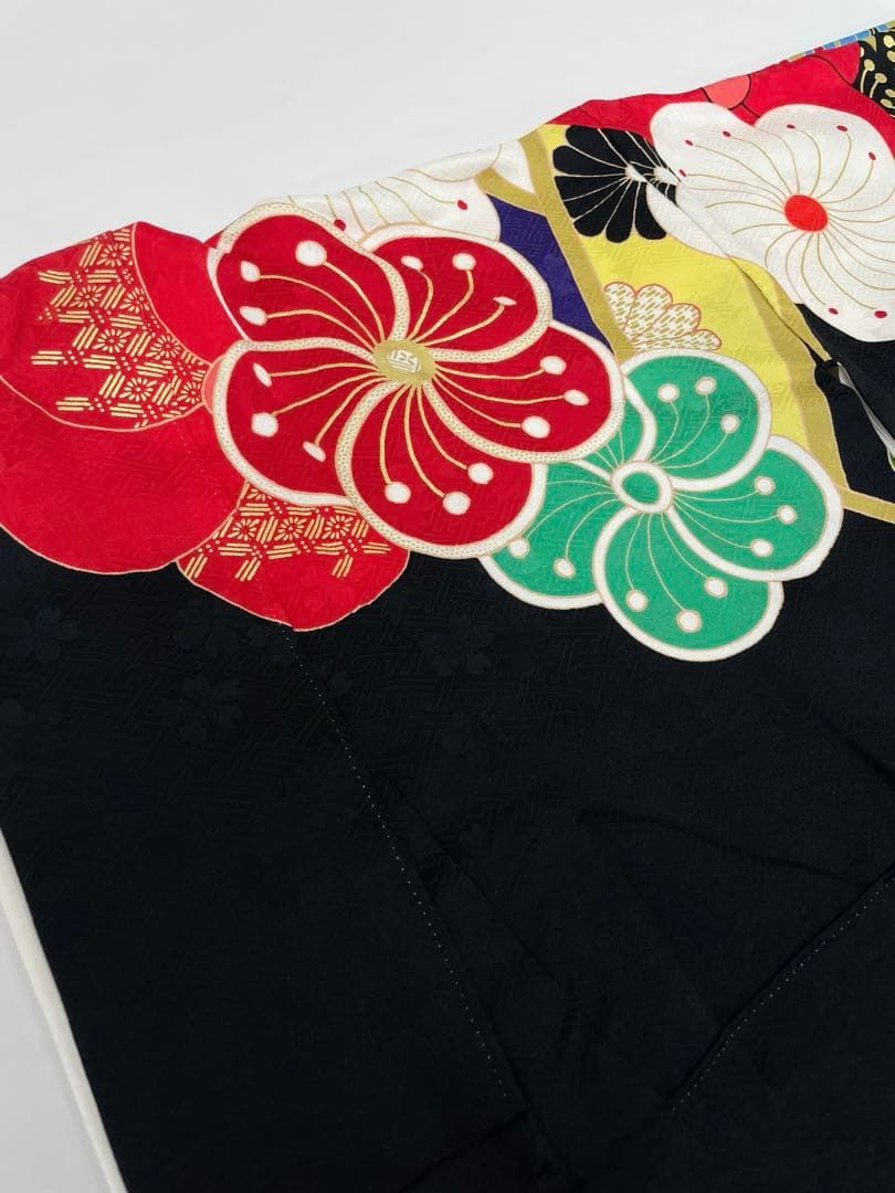 レディース 振袖 金彩 金刺繍 紋意匠 身丈173cm 撥水加工済 MO3231