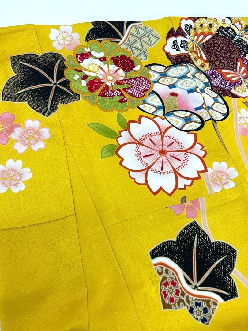 振袖 金駒 金彩 紋意匠 花々 身丈172cm MO3229 【公式通販】