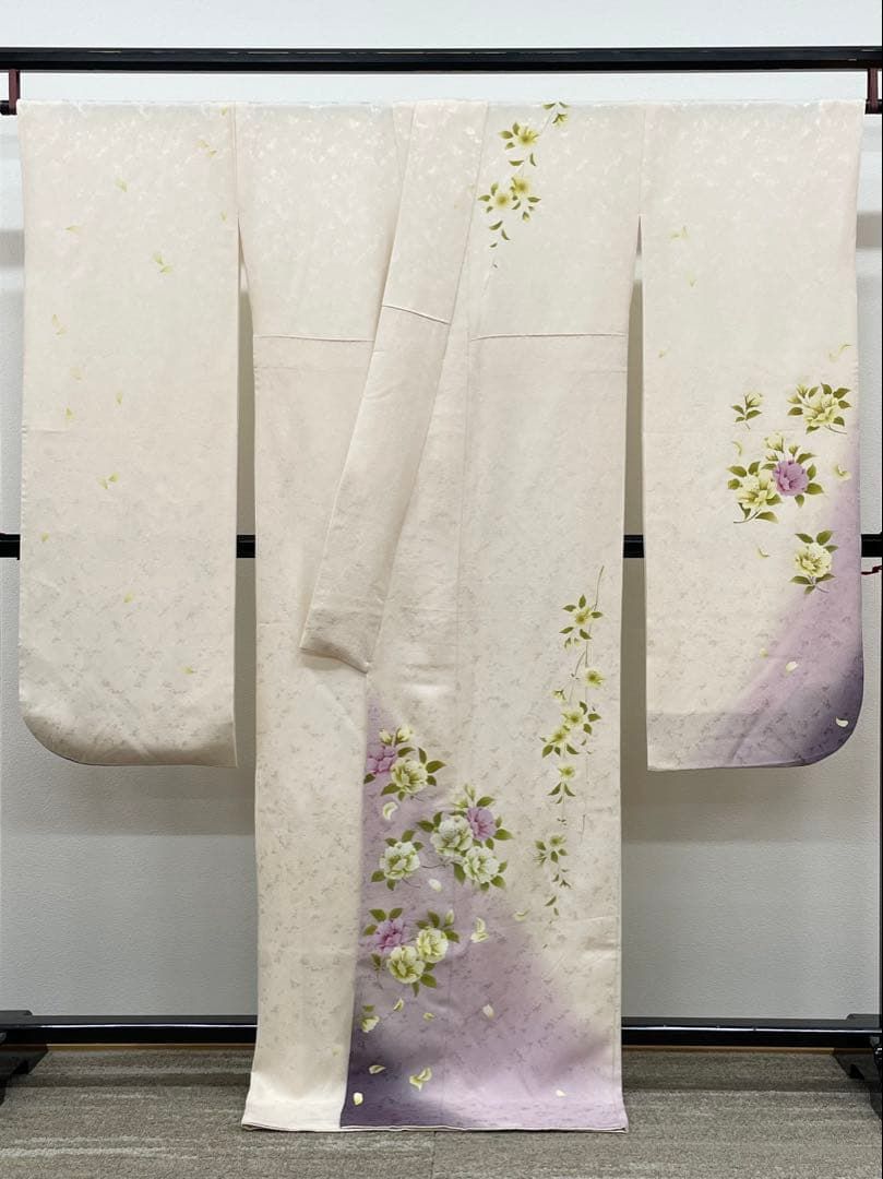 振袖 金彩 銀彩 紋意匠 手描き 桜 身丈170cm 撥水加工済 MO3227 - メルカリ