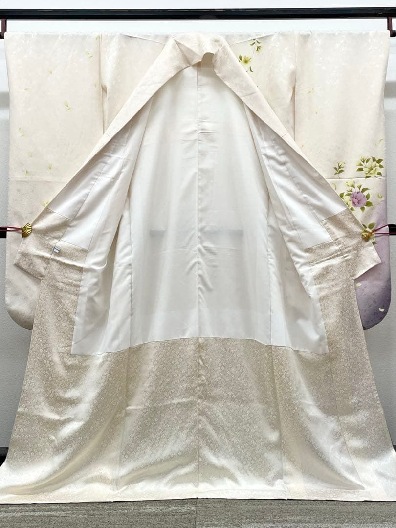 振袖 金彩 銀彩 紋意匠 手描き 桜 身丈170cm 撥水加工済 MO3227 - メルカリ