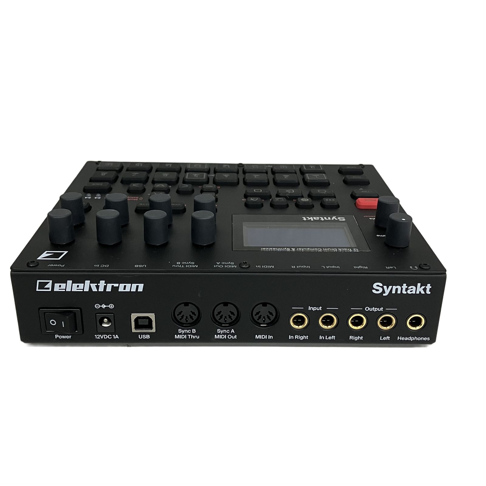 Elektron Syntakt リズムマシン アナログ シンセサイザー ドラム コンピューター 12トラック オーディオ 音響機材