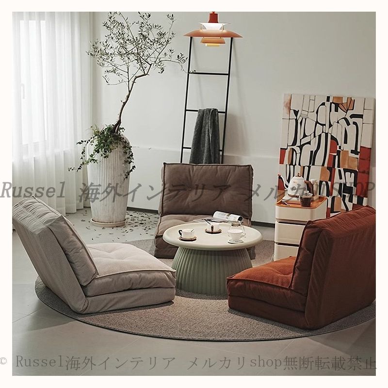 ソファ ベッド 折り畳み式 可変 おしゃれ かわいい インテリア シングル ソファー 一人掛け リラックス 癒し 椅子 デイベッド カウチ 白 オレンジ