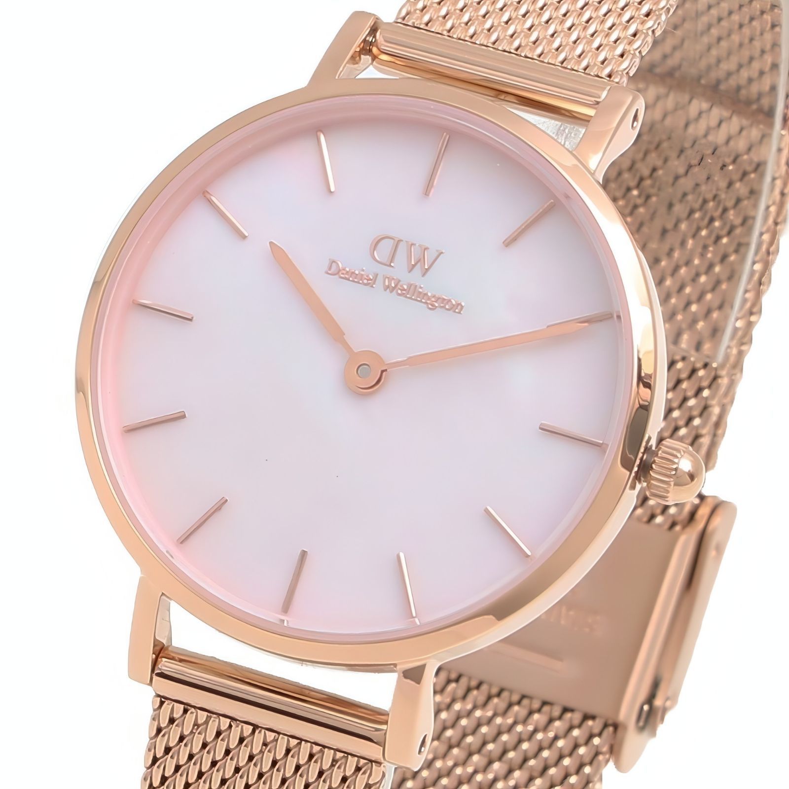 ギフト対応可 ダニエルウェリントン DANIEL 腕時計 PETITE MELROSE PEARL 28 ペティート ピンク アナログ クオーツ おしゃれ ブランド 記念 プレゼント ギフト