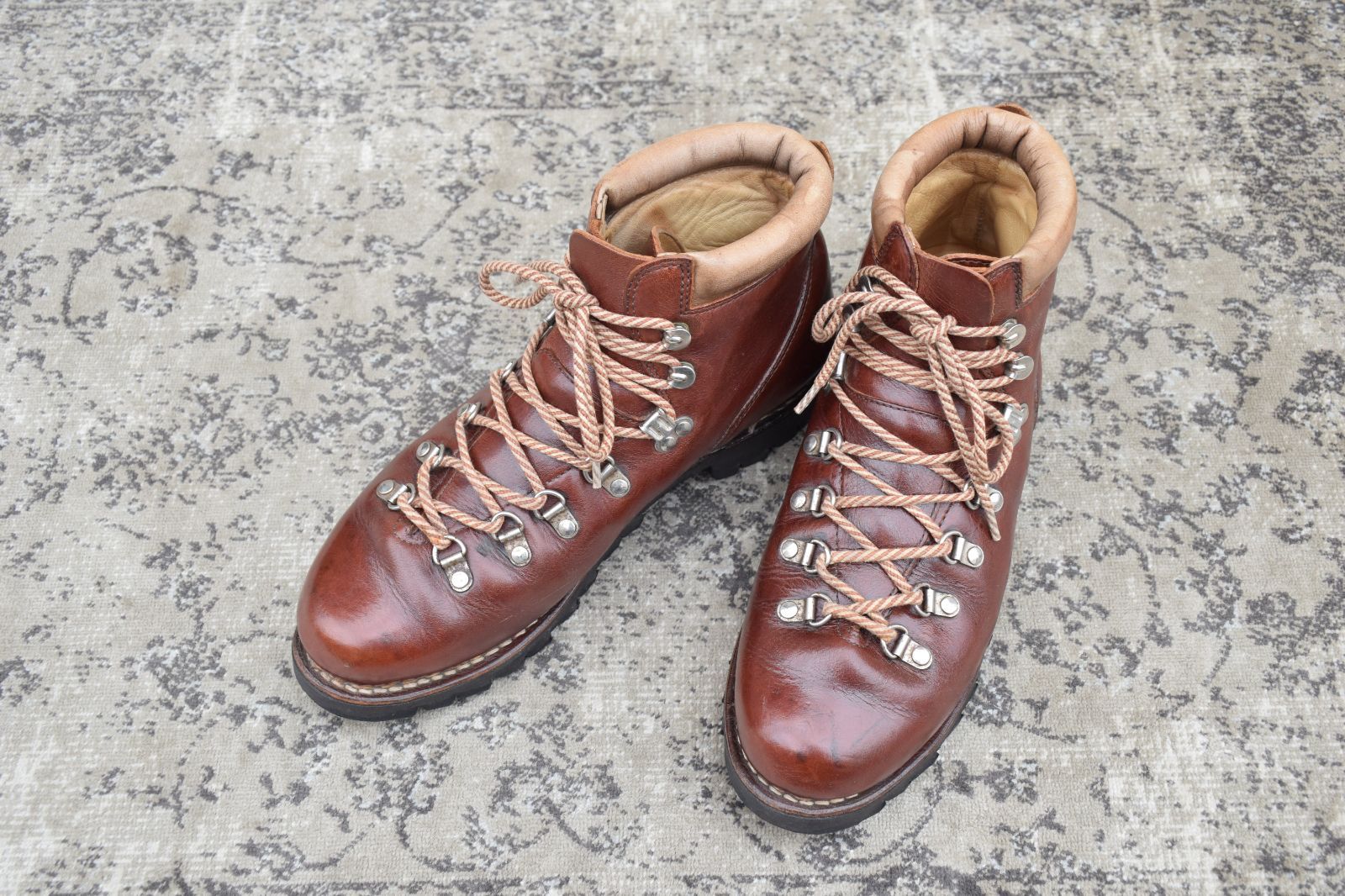 【良品】Paraboot パラブーツ AVORIAZ アヴォリアーズ トレッキングブーツ 登山靴 茶 ブラウン UK7 / 25.5cm【W3443】