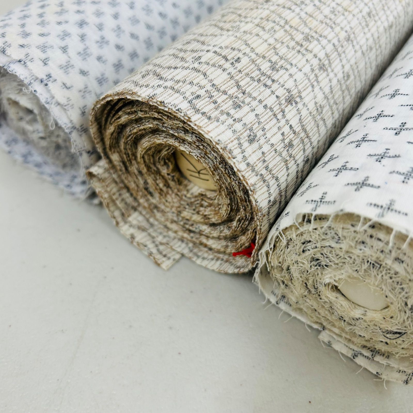 綿浴衣 反物 3本 反物まとめ売り リメイク材料 m-708 - メルカリ