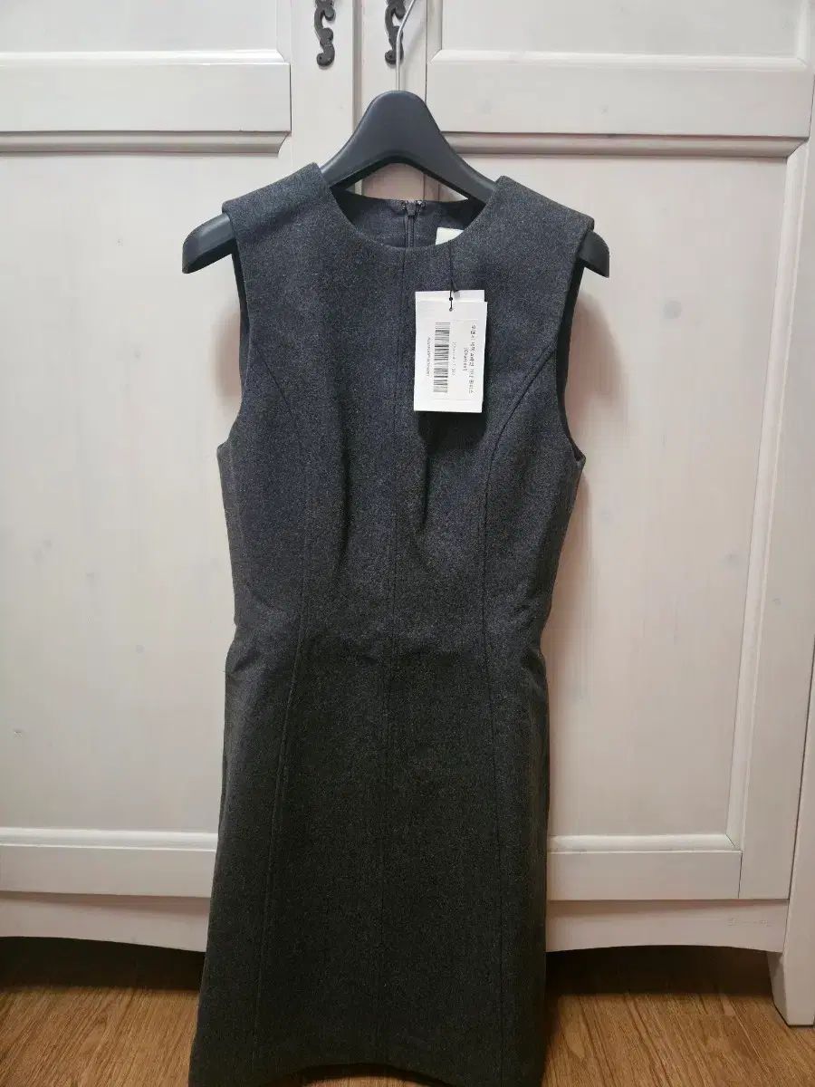 ANDYOU アンドユー オデンセ セミ Aライン ミニワンピース チャコール