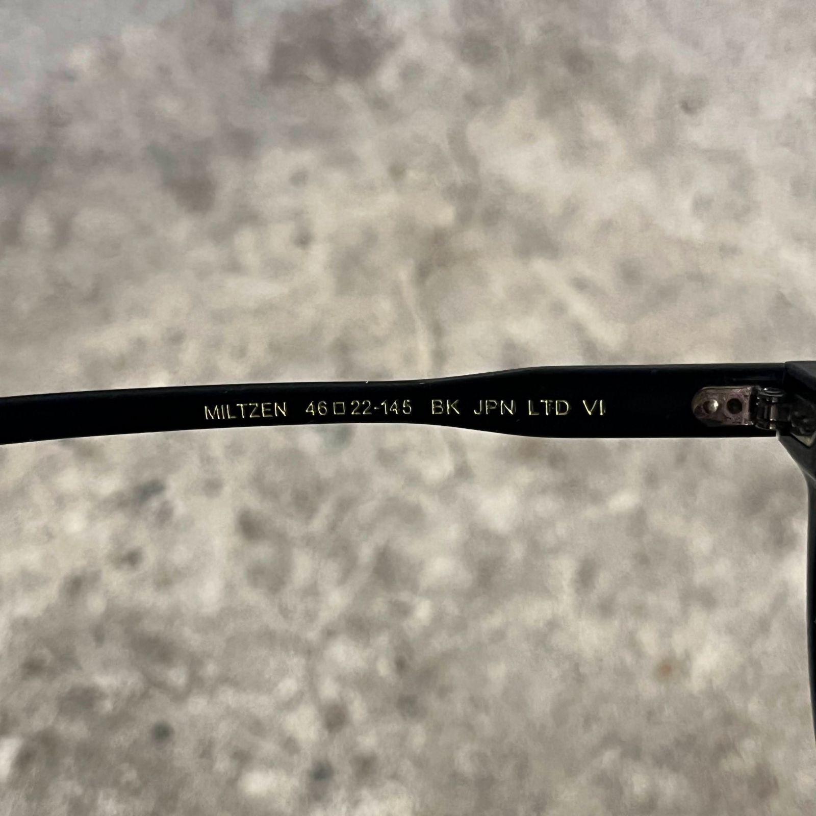 MOSCOT MILTZEN JAPAN LIMITED Ⅵ BLACK 46size モスコット ミルゼン 