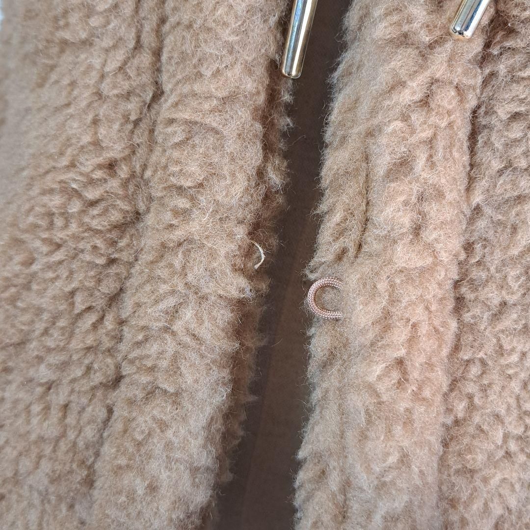  22 AW 定価22万 MaxMara マックスマーラ 白タグ テディベア ストール マフラー キャメル シルク フード フーディ ベルト マフラー 小物