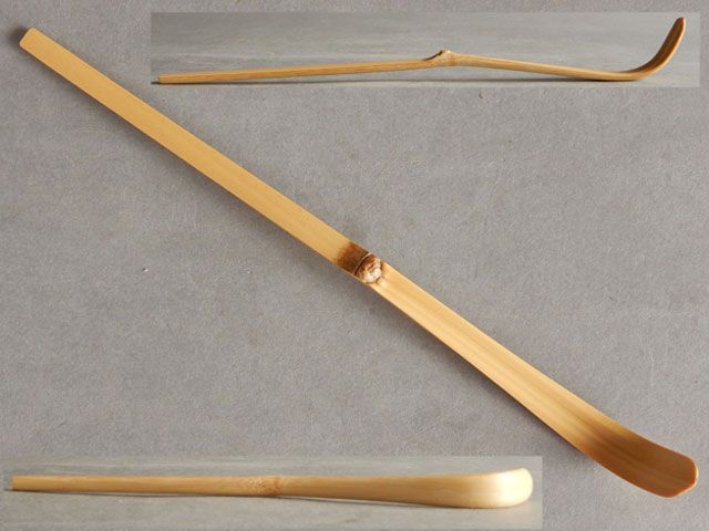 前大徳寺 宝林寺 福本 積應 白竹茶杓 銘「花の宿」 宗竹 - メルカリ