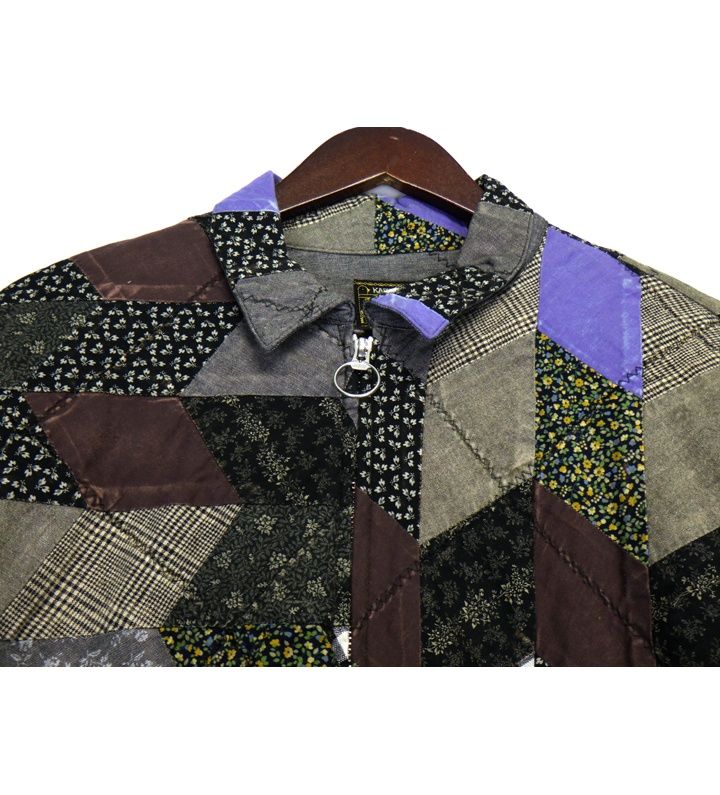 KAPITALキャピタル　パッチワークジャケット2 vintage kapital キャピタル キルトパッチワーク転写 リングコート