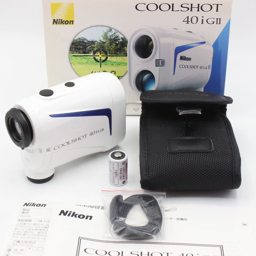 美品】NIKON COOLSHOT 購入 40i GII ゴルフ用レーザー距離計 ニコン
