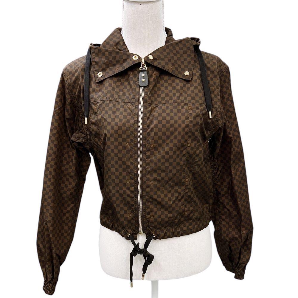 LOUIS VUITTON ダミエ ジャケット ルイヴィトン 34 LOUIS VUITTON【ルイ・ヴィトン】 1AFPEN フードダミエジャケット
