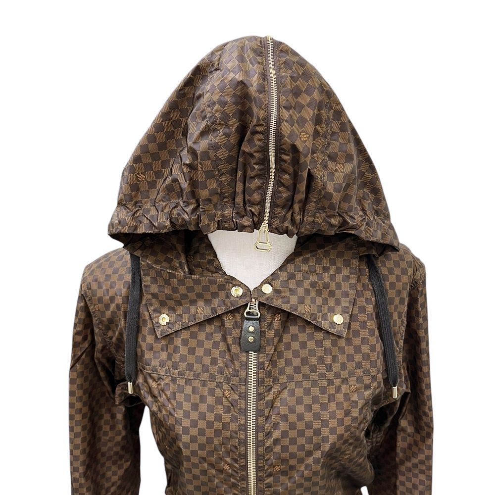 ルイ・ヴィトン ダミエ柄 フーデッドジャケット レディース 36サイズ 楽天市場】【中古】LOUIS VUITTON ルイ ヴィトン ダミエアズール