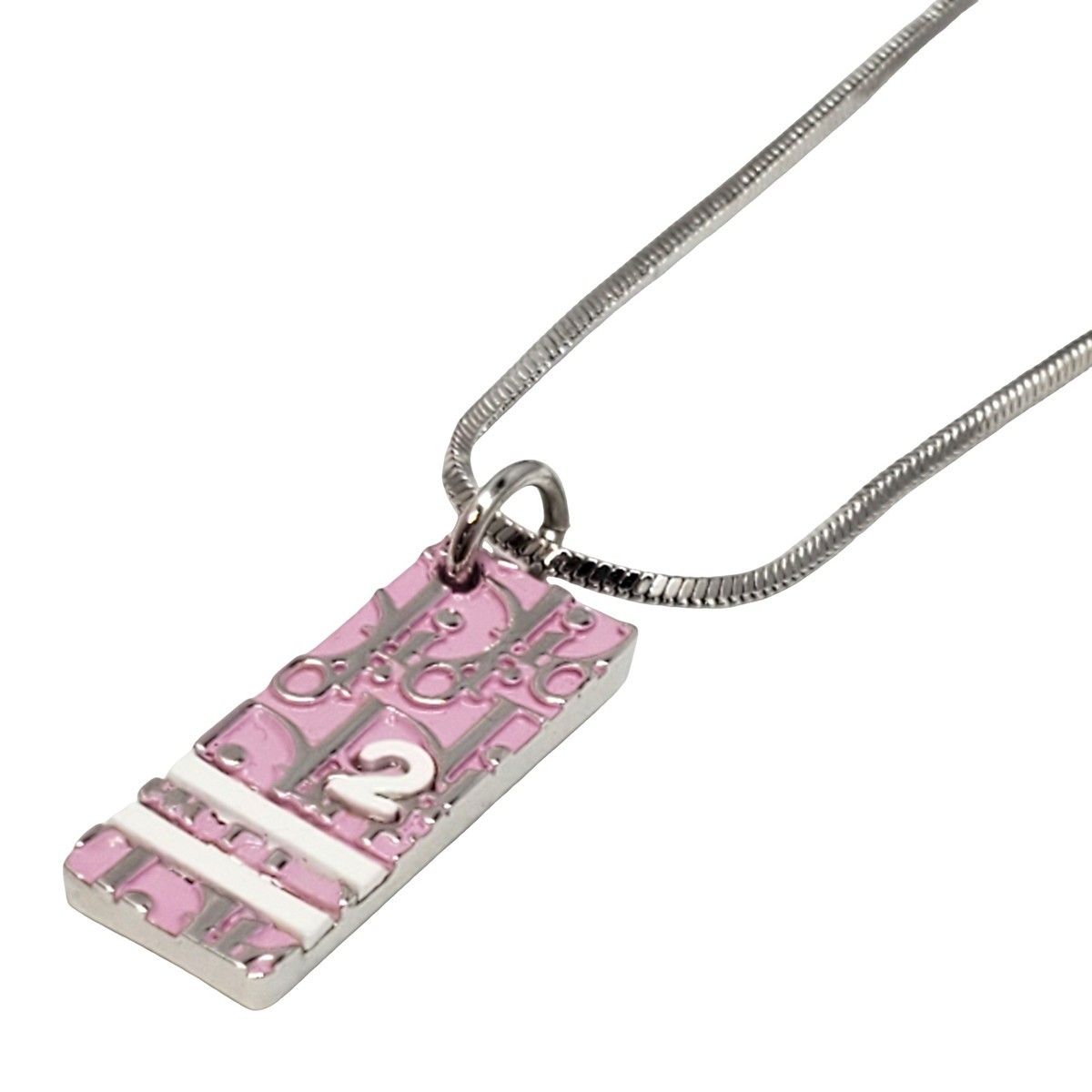Christian Dior クリスチャンディオール ネックレス トロッター ロゴ