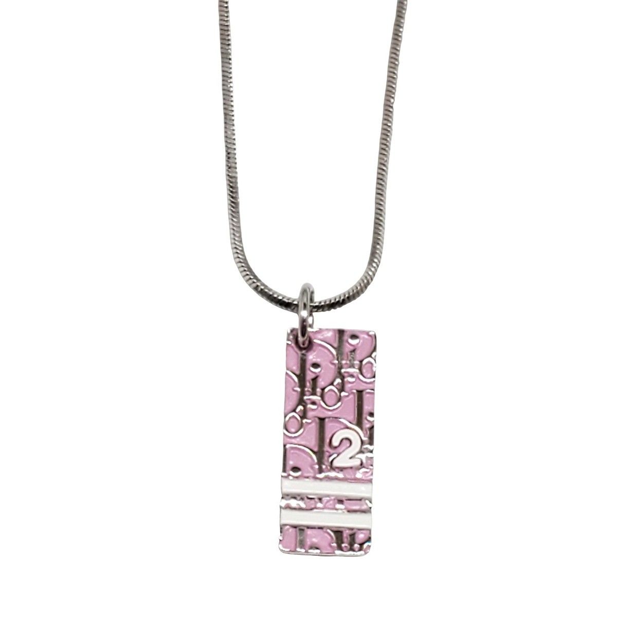 Christian Dior クリスチャンディオール ネックレス トロッター ロゴ