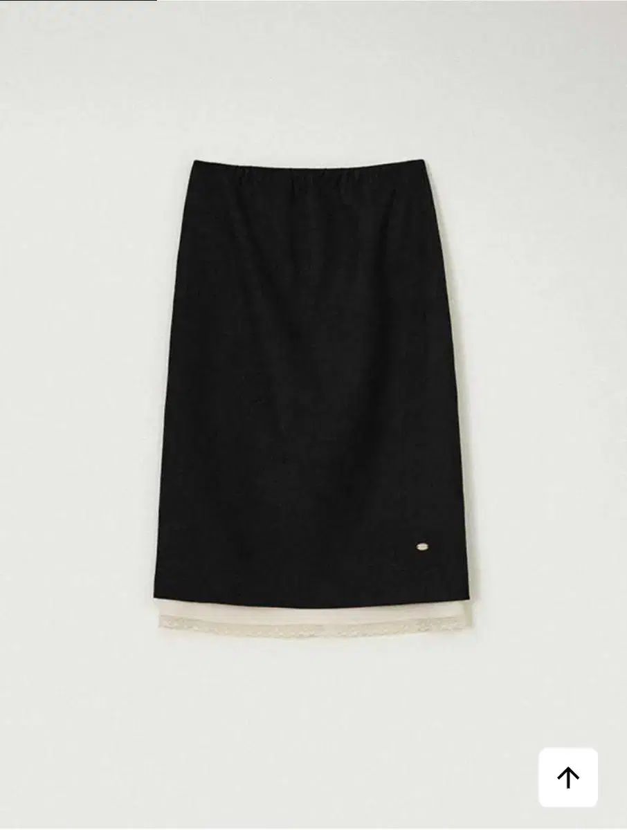 新商品 ルメメ フレンチ ミディ スカート ブラック