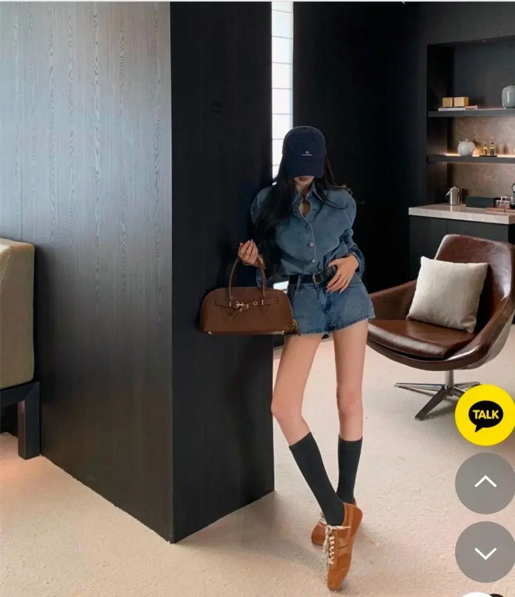  デニムシャツ＆ハーフパンツセット その他 ビジネススーツ