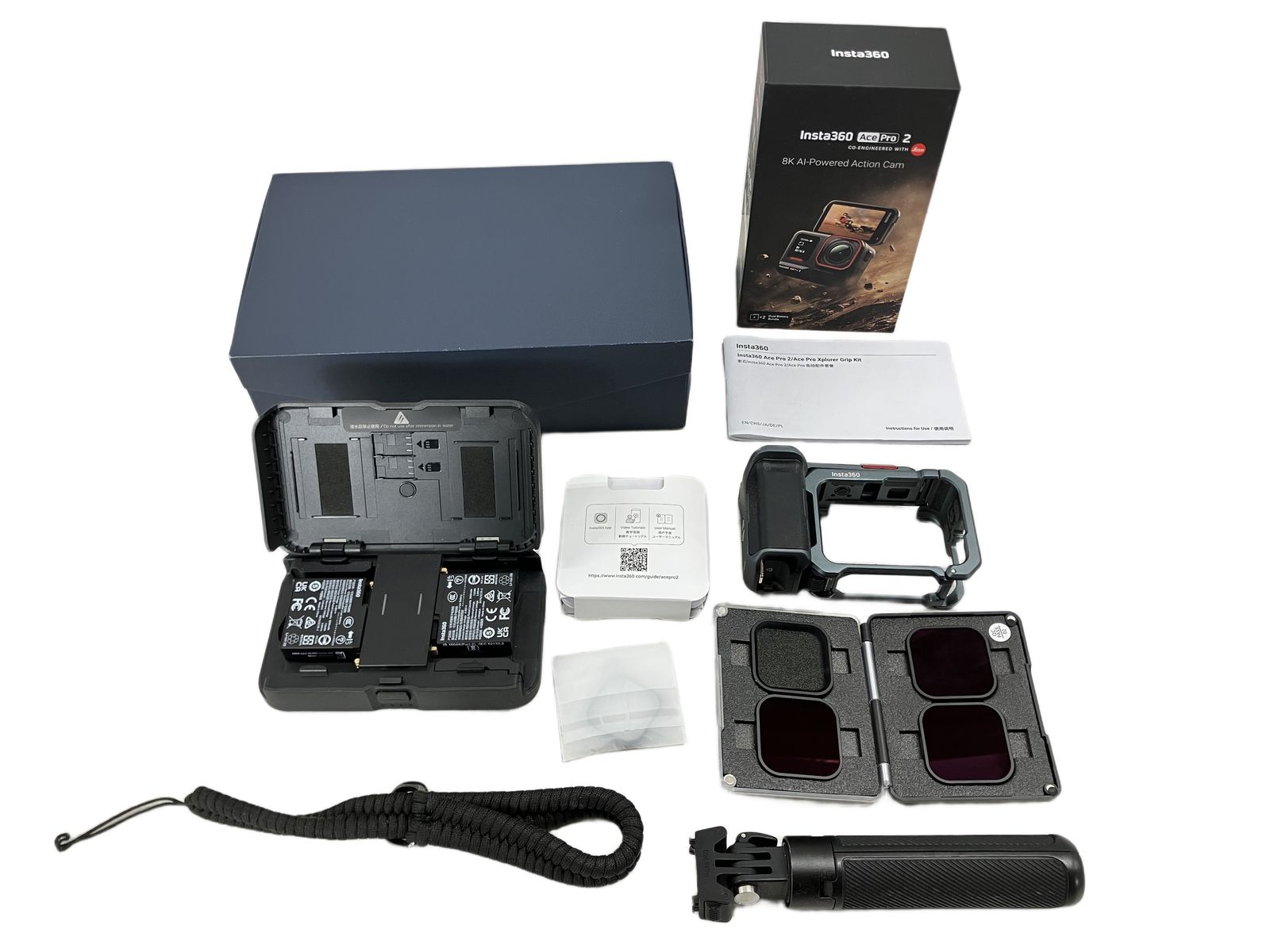 insta 360 ace Pro 2 8 K AI Power Action Cam Creator Bundle アクションカメラ
