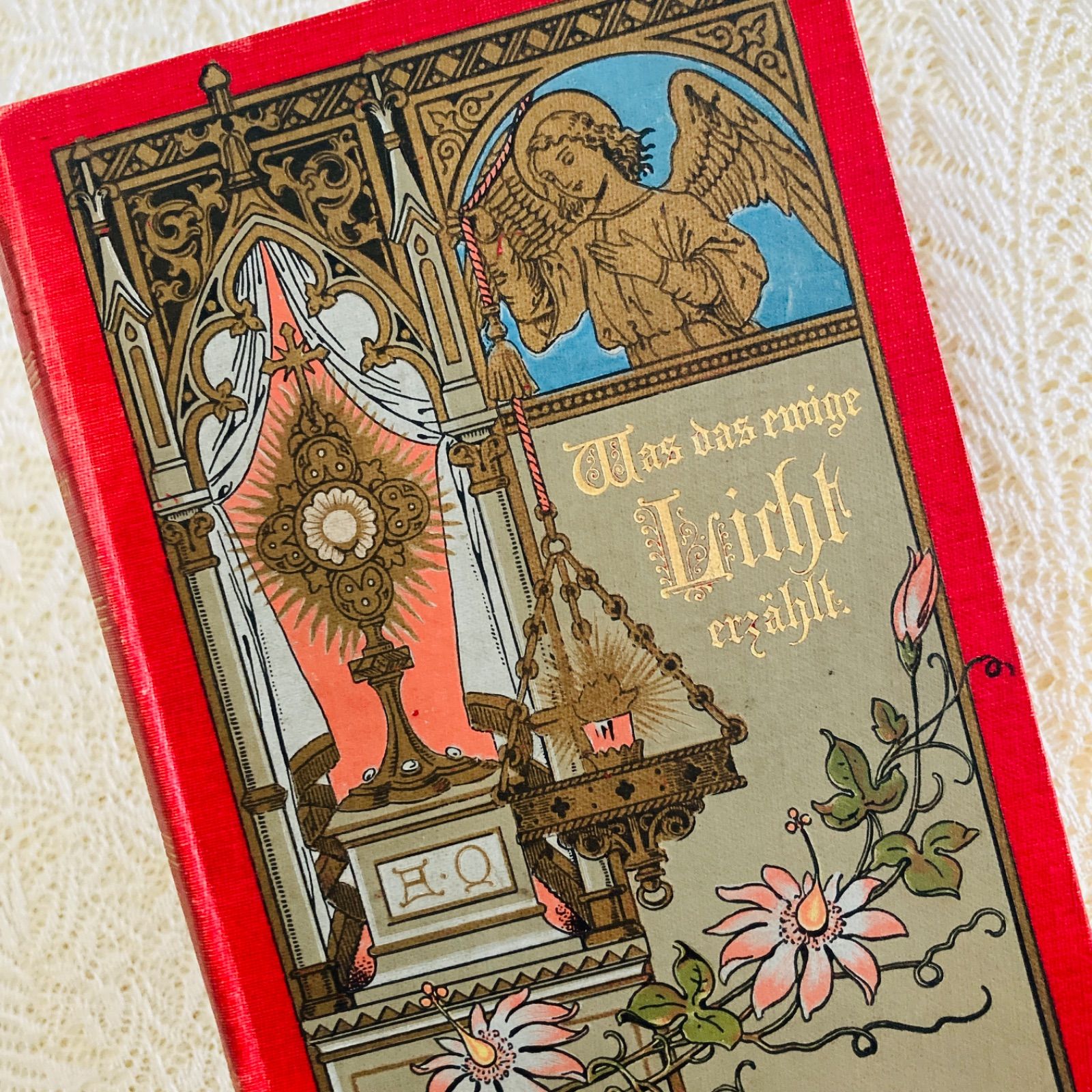 ドイツの美しいアンティーク詩集・散文集 1903年刊行 インテリア洋書