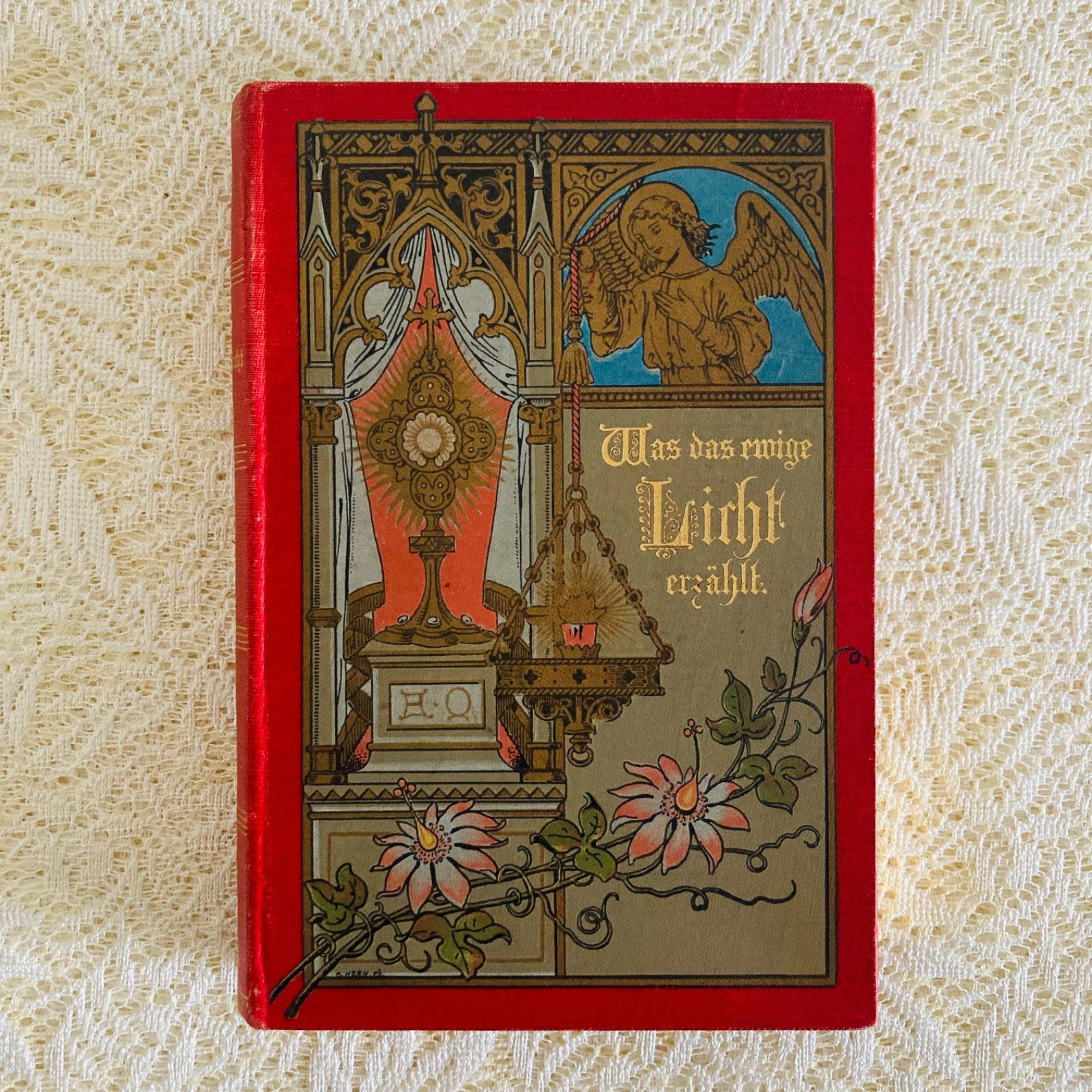 ドイツの美しいアンティーク詩集・散文集 1903年刊行 インテリア洋書