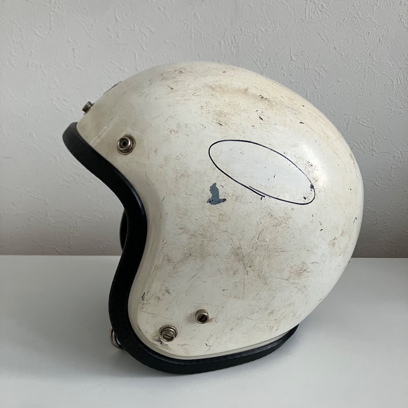 BUCO international 1970年代 ビンテージヘルメット 当時物 希少 白