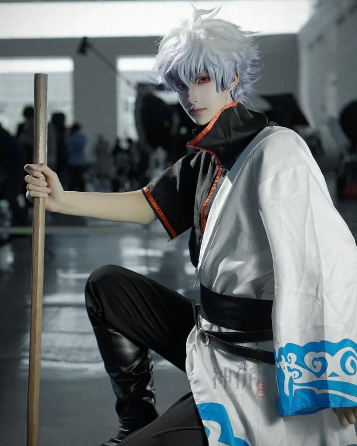 [神併良品] 銀魂 コスプレ ウィッグ付き L 神併良品] 銀魂 コスプレ ウィッグ付き XLサイズ 坂田銀時 コスプレ
