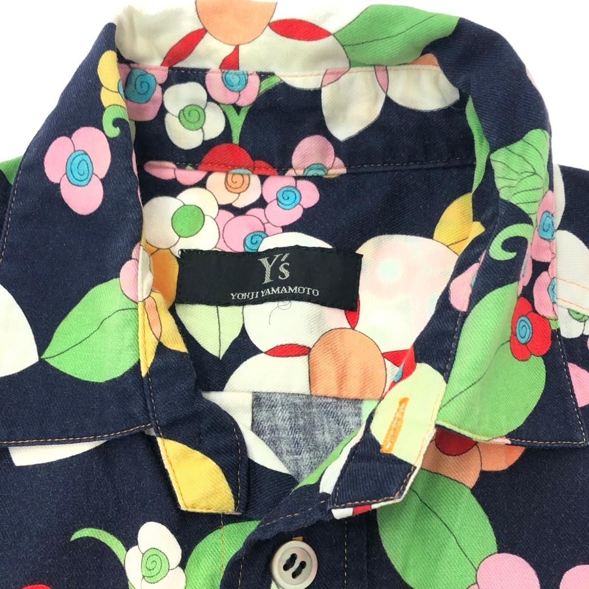 Y's ワイズ ヨウジヤマモト 半袖シャツ サイズ:1 アーカイブ/花柄