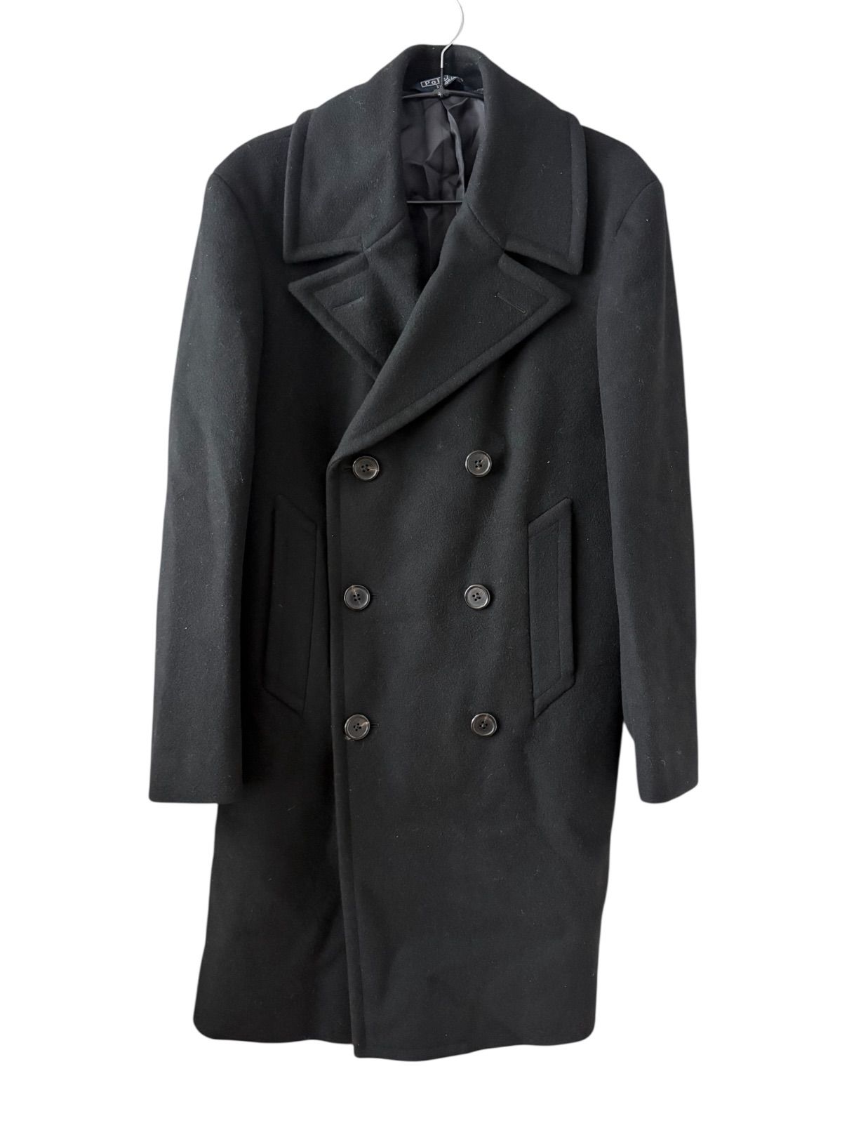 一点物 PolobyRalphLauren ポロバイラルフローレン ロングコート コート ブラック メンズ Mサイズ D 6