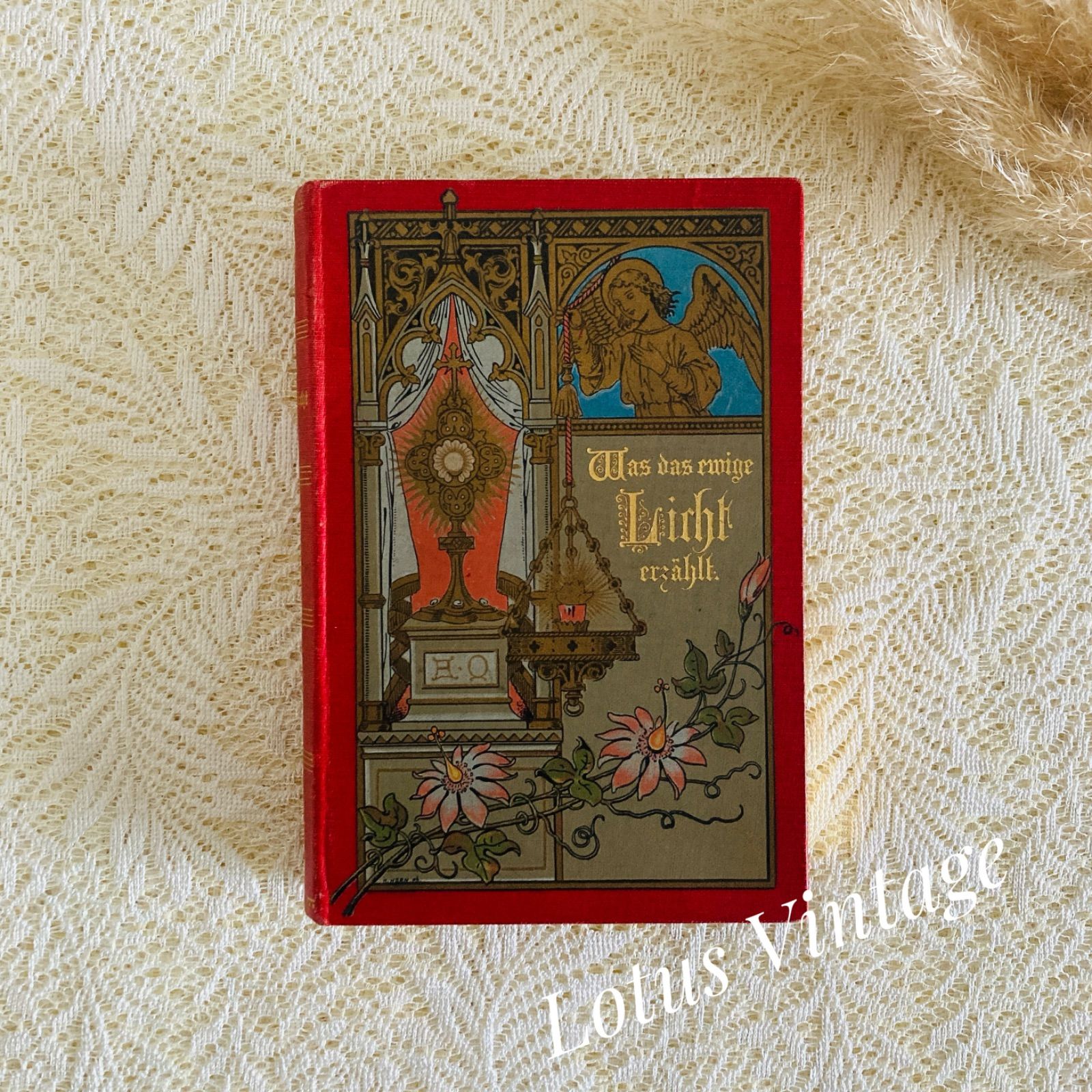 ドイツの美しいアンティーク詩集・散文集 1903年刊行 インテリア洋書